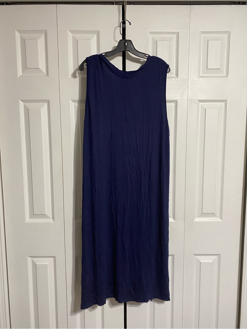 24 Seven navy blue Plus Sleeveless Cardigan size 2X